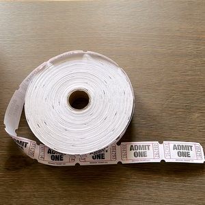 Admit One 🎟️ tickets